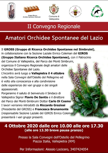 II Convegno regionale sulle orchidee spontanee a Vallepietra